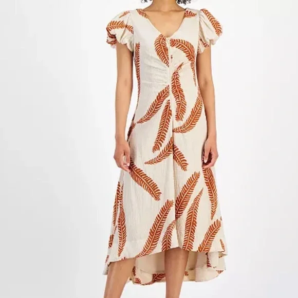 Taylor Printed High-Low Dress - Picture 4 of 5